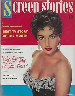 Screen Stories Magazine December 1954 Elizabeth Taylor, Frank Sinatra!