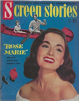 Screen Stories Magazine April 1954 Ann Blyth, Fernando Lamas!