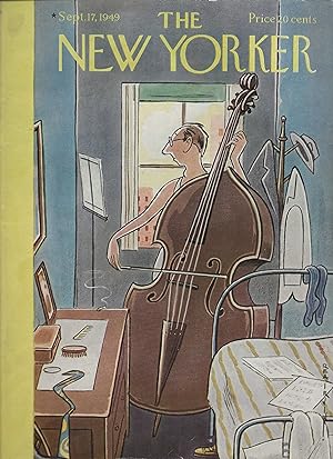The New Yorker September 17, 1949 Rea Irvin FRONT COVER ONLY
