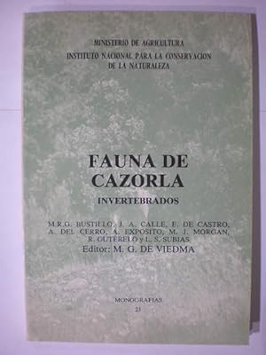 Fauna Cazorla. Invertebrados