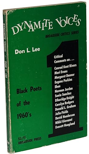 Dynamite Voices I: Black Poets of the 1960s