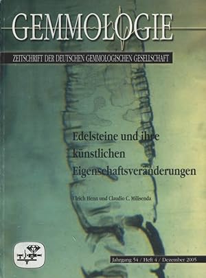 Gemmologie; Zeitschrift der Deutschen Gemmologischen Gesellschaft, Teil: Jg.54.Dezember 2005,H.4.
