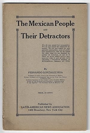 The Mexican People and Their Detractors