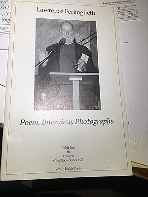 Poem, Interview, Photographs. Signed