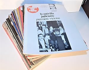 Revue québécoise POINT DE MIRE, 34 numéros (années 1971 et 1972)