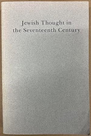 Jewish Thought in the Seventeenth Century
