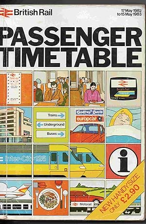 British Rail Passenger Timetable. 17 May1982 to 15 May 1983 Great Britain