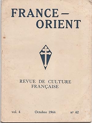 France-Orient n° 42. Octobre 1944