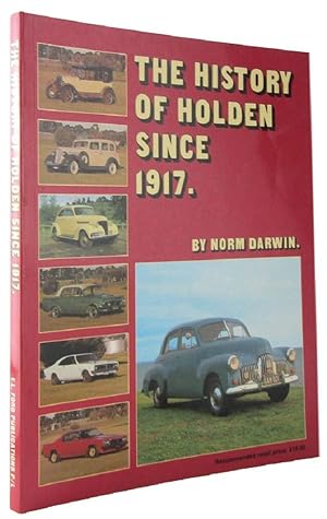 THE HISTORY OF HOLDEN SINCE 1917