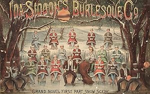 Ida Siddons Burlesque Co. Grand Novel First Part Snow Scene