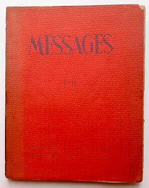 Messages n° I - II, octobre 1946 : Les mots et les signes.