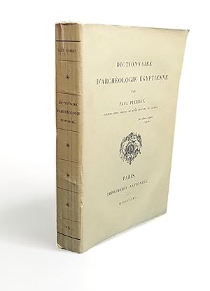 Dictionnaire d'archéologie égyptienne.