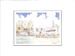 The Harbour, Lyford Cay Club, Bahamas Print #20 by David Hamilton-Jones