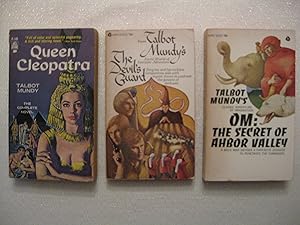 Talbot Mundy Three (3) Paperbook Lot, including: Queen Cleopatra; The Devil's Guard, and; Om: The...