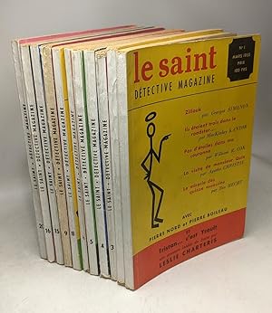 11 numéros de "Le Saint détective magazine" - 1955: du n°1 au n°9 + 1956: n°15 + 16 + 20