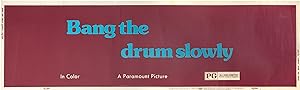 Bang the Drum Slowly (Original banner poster from the 1973 film)