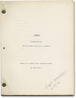 Fedora (Original screenplay for the 1978 film)