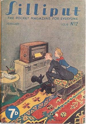 Lilliput Magazine. February 1940. Vol.6 no.2 Issue no.32. George Edinger article, Ferenc Molnar s...