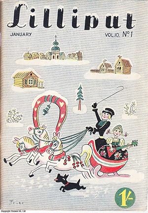 Lilliput Magazine. January 1942. Vol.10 no.1 Issue no.55. E.J.Hobsbawn story, Arthur Koestler art...