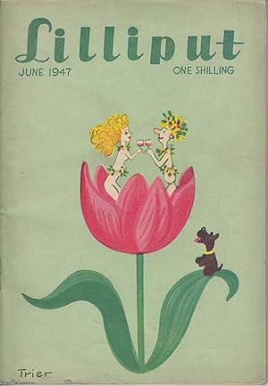 Lilliput Magazine. June 1947. Vol.20 no.6 Issue no.120. James Fitton colour drawings, Georges Sim...