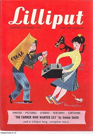 Lilliput Magazine. November-December 1951. Vol.29 no.5 Issue no.174. Ronald Searle drawing, Roder...