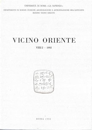 Vicino Oriente - VIII /2 - 1992