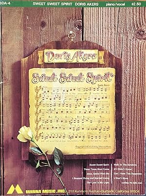 Sweet Sweet Spirit [Song Book] Piano/Vocal