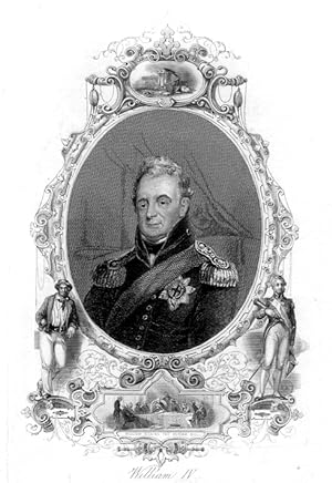 WILLIAM IV HISTORICAL 1834 Engraved Portrait