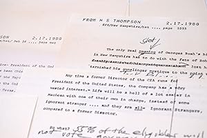 'Gary Hart talks politics' [9/7/1987] and 'Bush savors N.H. triumph, targets Dixie' [2/17/1988]; ...