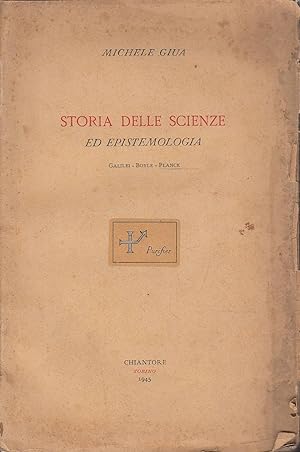 Storia delle Scienze ed Epistemologia. Galilei - Boyle - Planck