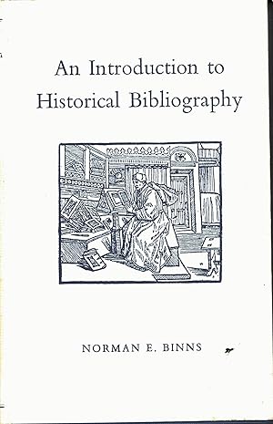 An Introduction to Historical Bibliography.