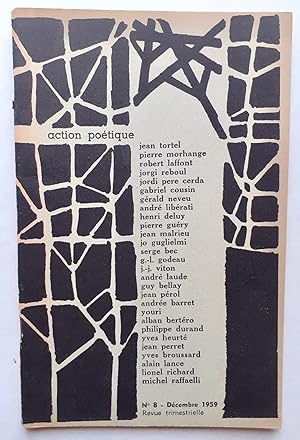 Action poétique n°8 décembre 1959.
