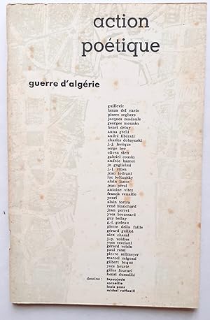 Action poétique n°12 décembre 1960 : Algérie -
