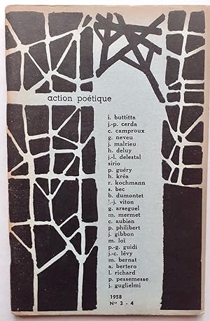 Action poétique n°3-4 (automne) 1958.