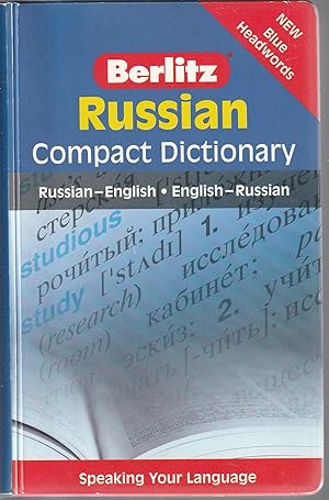 Russian Compact Dictionary: Russian-English/English-Russian (Berlitz Compact Dictionary) (Russian...