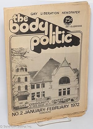 The Body Politic: gay liberation newspaper; #2, Jan.-Feb., 1972