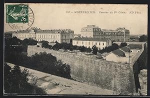 Carte postale Montpellier, Caserne du 2me Génie