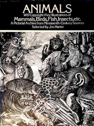 Animals: 1419 Copyright-Free Illustrations of Mammals, Birds, Fish, Insects, etc.: A Pictorial Ar...