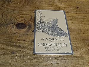 PANORAMA Du CHASSERON dessiné d'après nature par L. Jaccard Lenoir. 4ème Edition 1975.