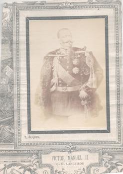Portrait of Victor Manuel II (King of Sardinia, 1820-1878). C. H. Lanceiros.