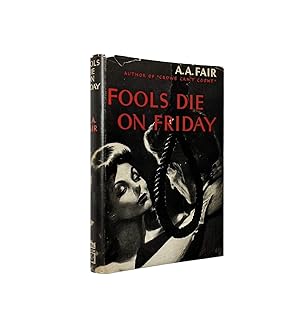 Fools Die On Friday Dust Jacket Only