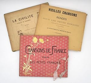Réunion de trois ouvrages illustrés par Boutet de Monvel