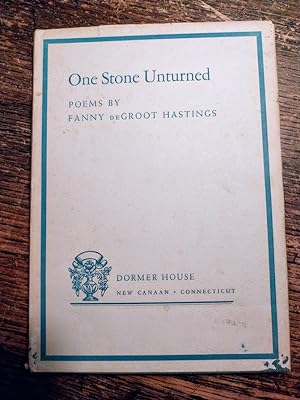 One Stone Unturned (Signed to Gwen Ffrangcon-Davies)