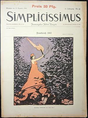 Zeitschrift: SIMPLICISSIMUS Illustrierte Wochenschrift 11. Jahrgang Heft 40, 31.12.1906