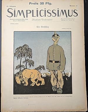 Zeitschrift: SIMPLICISSIMUS Illustrierte Wochenschrift 10. Jahrgang Heft 45, 5.Februar 1906