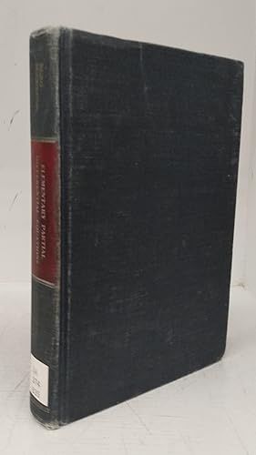 Elementary Partial Differential Equations