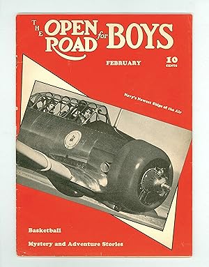 The Open Road for Boys Magazine February 1942, Volume XXIV, No. 1. Edited by Clayton H. Ernst. Wo...