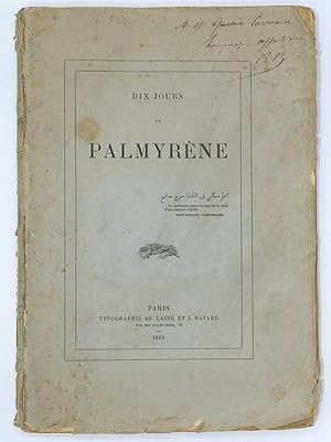 Dix jours en Palmyrène