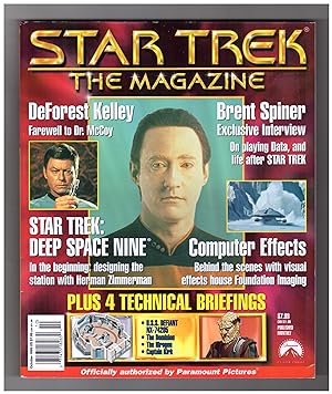 Star Trek the Magazine - October1999. Brent Spiner; DeForest Kelley; Deep Space Nine - Designing ...