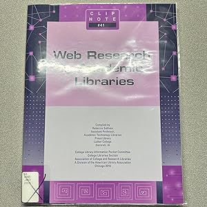 Web Research in Academic Libraries